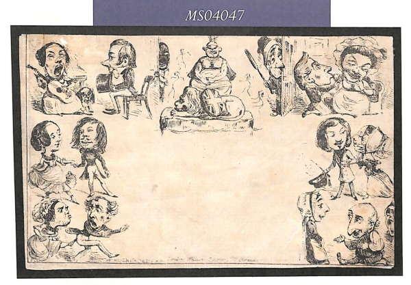 GB MULREADY CARICATURE QV Original 1840s *COURTING* Cover Front Only MS4047 - Image 4