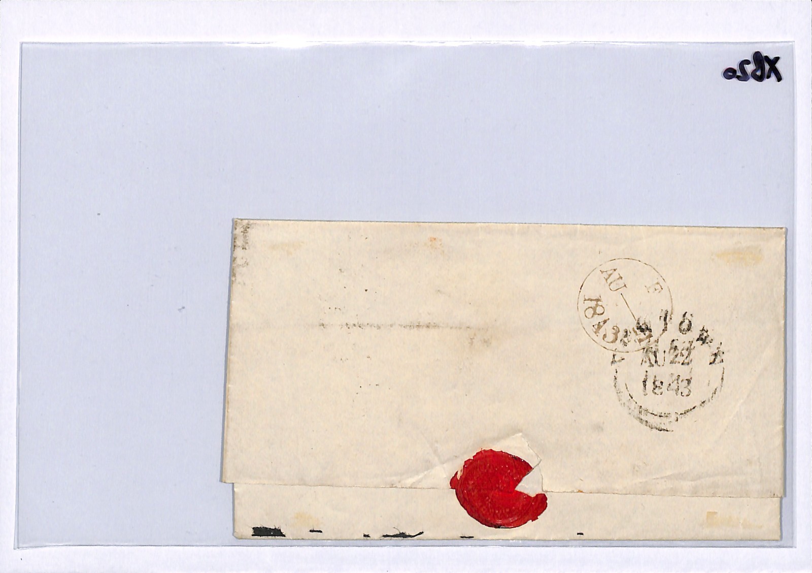 GB NUMBER *10* MALTESE CROSS Cover 1d (QB) ARGUS POST PAID Private Cachet XB20 - Image 7