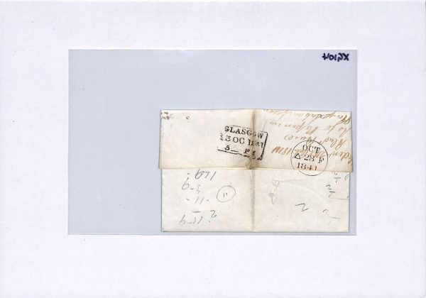 GB PENNY RED ex BLACK *Plate 11* (CF) Cover 1841 Edinburgh MX SG7 Cat £350 XG104 - Image 8