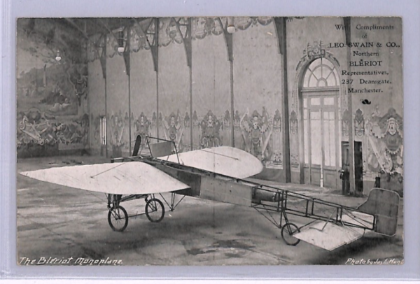 GB PIONEER AVIATION Postcard *BLERIOT COMPANY* Advert MONOPLANE/MOTOR LAMPS XA84 - Image 4