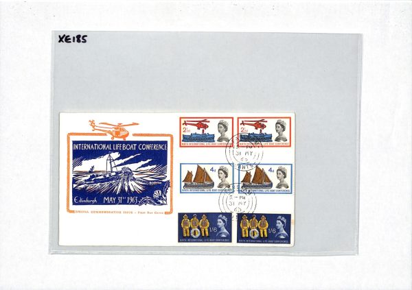 GB QEII 1963 LIFEBOAT FDC Conference Illustrated *PHOS & ORD* Sets Fareham XE185 - Image 10