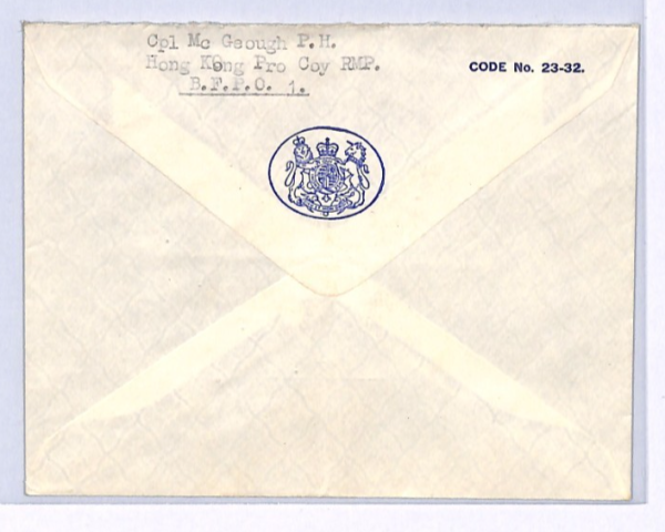 GB QEII 7d Wilding USED HONG KONG Cover FPO.67 Military Police 1962 Malaya XH286 - Image 5