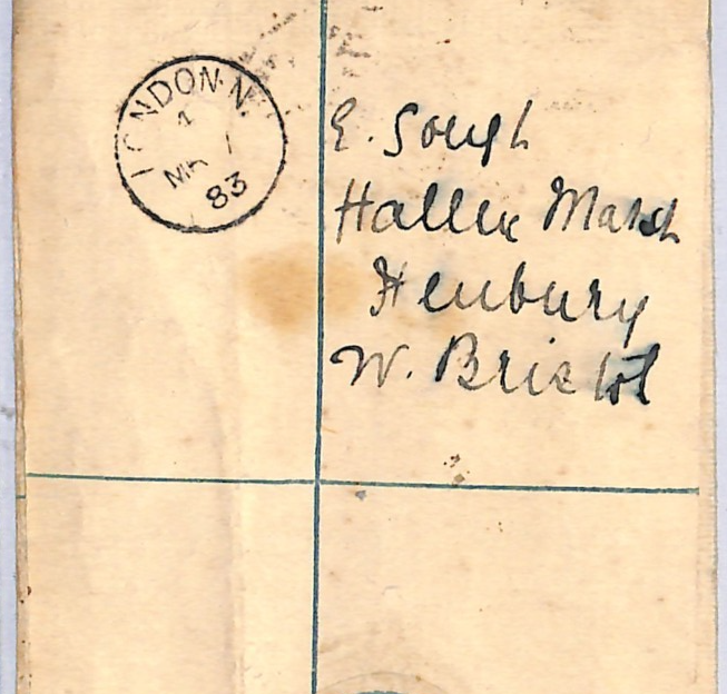 GB QV 1½d Cover Reg PADDINGTON Numeral 1883 Acton Churchfield SG.167 c£160 UG114 - Image 8
