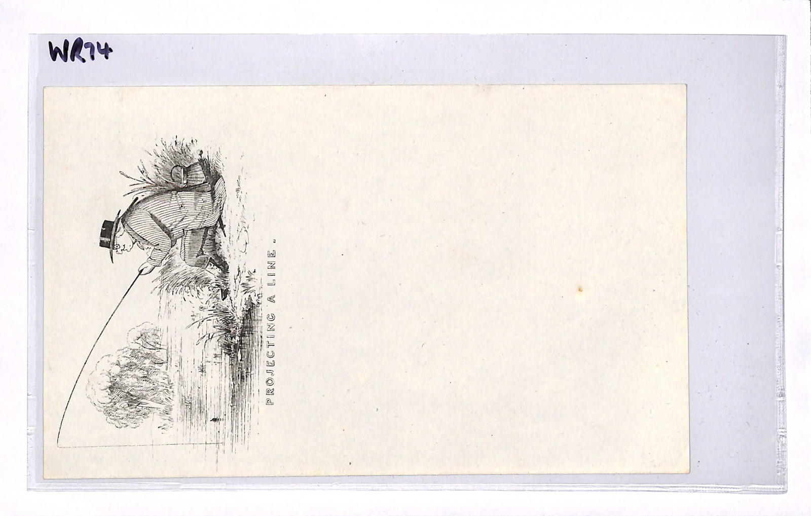 GB QV CARICATURE Letter Paper PROJECTING A LINE *Fishing* RAILWAY BOOM ERA WR74 - Image 4