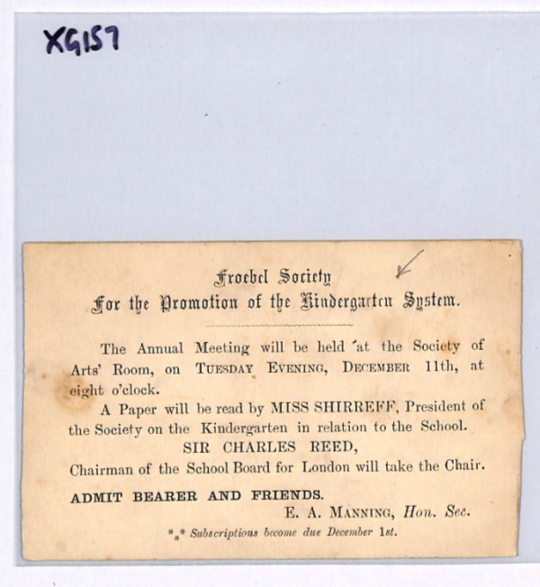 GB QV Card FROEBEL SOCIETY *KINDERGARTEN* Stationery ½d Advert SCHOOLS XG157 - Image 7