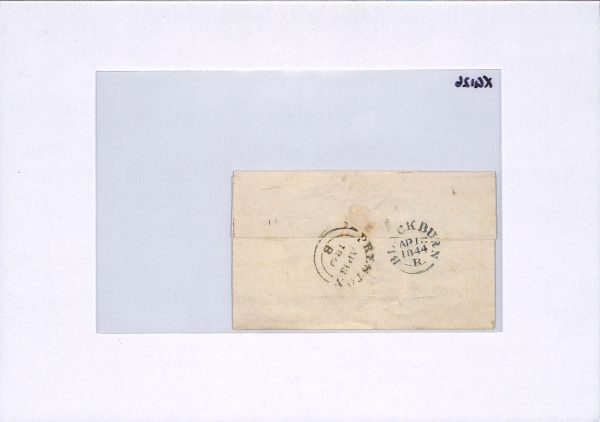 GB QV Cover  *ASYMMETRIC* MALTESE CROSS Blackburn MX 1844 Lancs Penny Red XG126 - Image 14