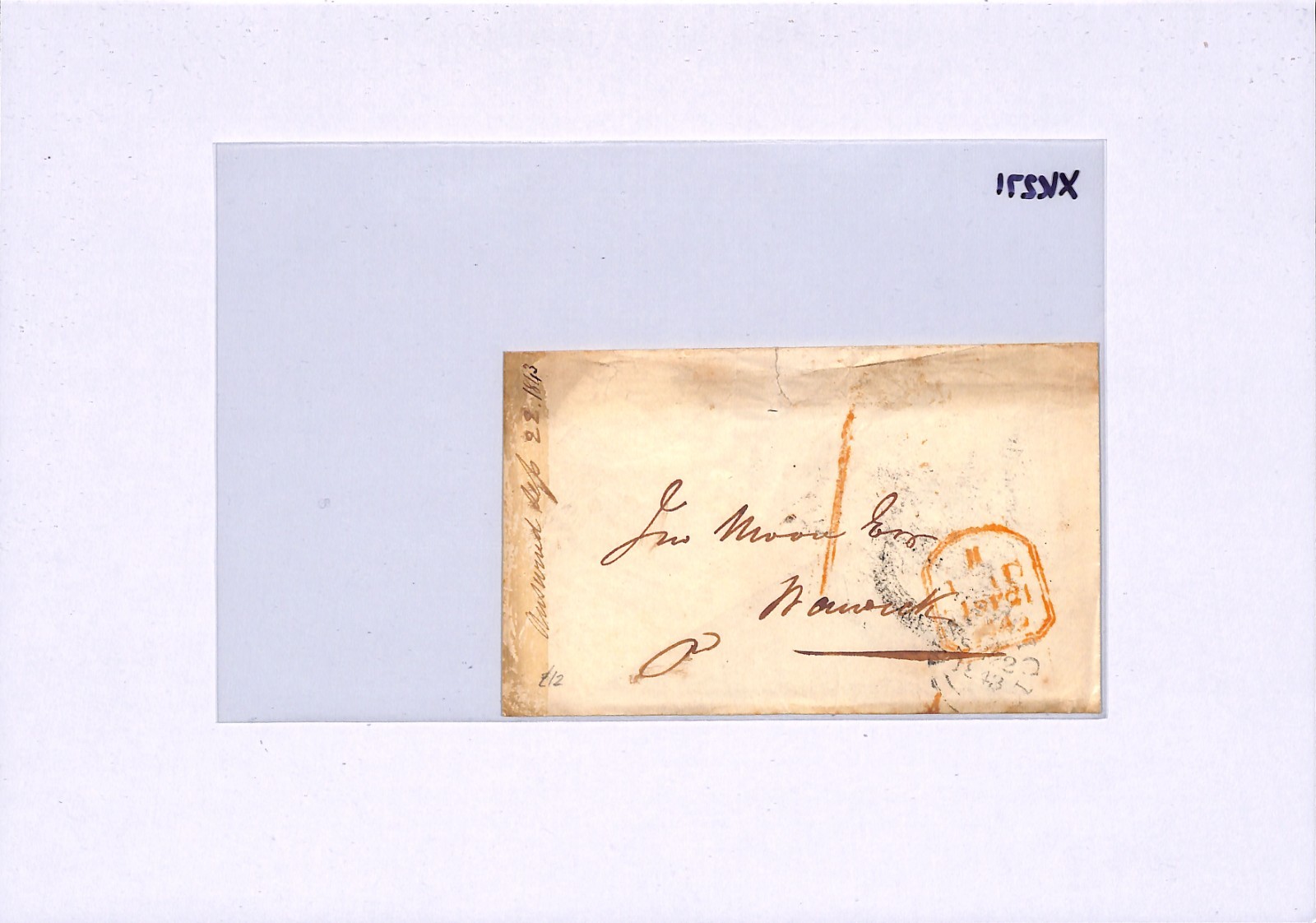 GB QV Cover *FARMERS FIRE & LIFE INSURANCE* Private Datestamp 1843 London XK271 - Image 10