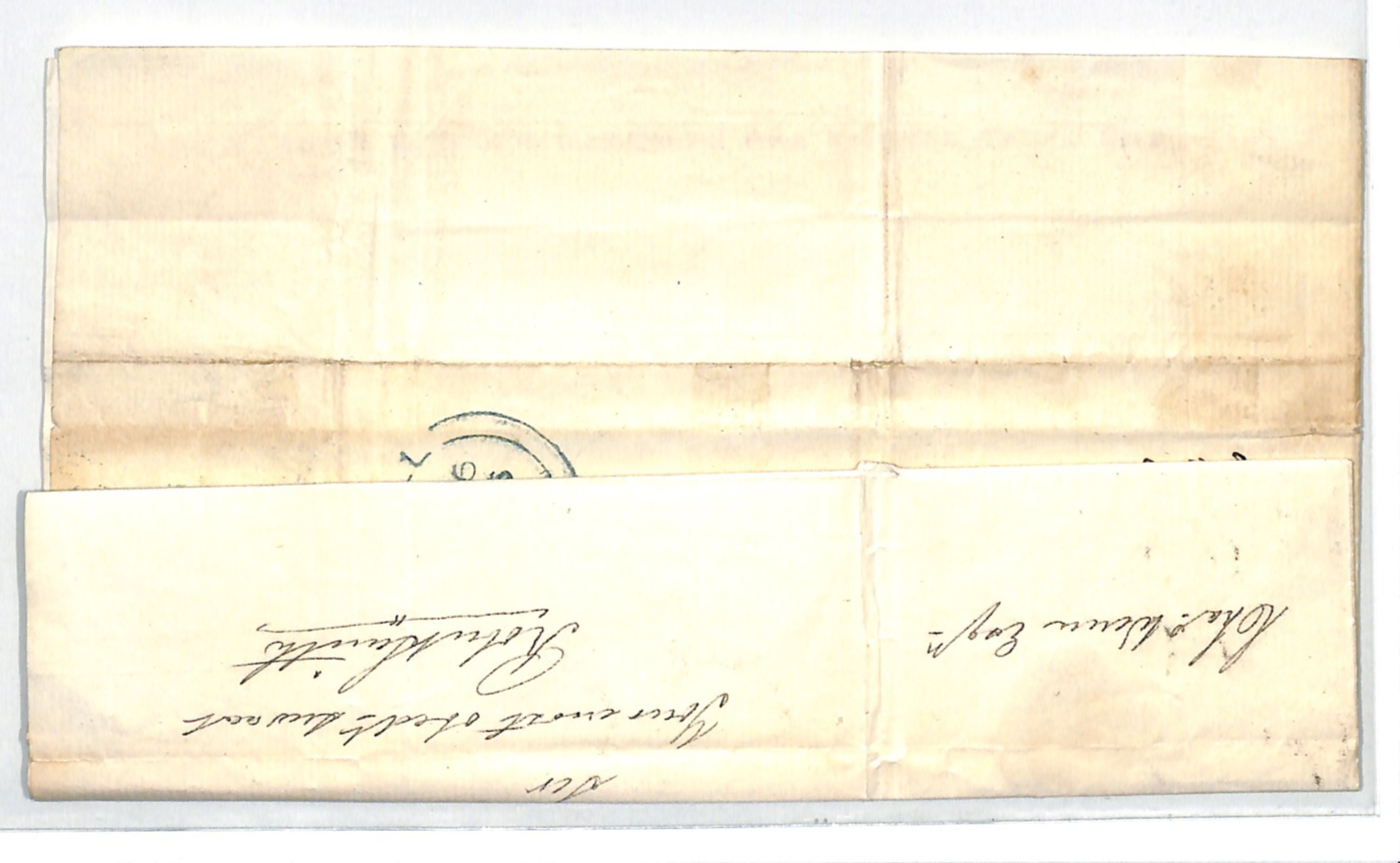 GB QV Cover *GREAT GRIMSBY & SHEFFIELD JUNCTION RAILWAY* 1846 EL Hull CDS WR64 - Image 4
