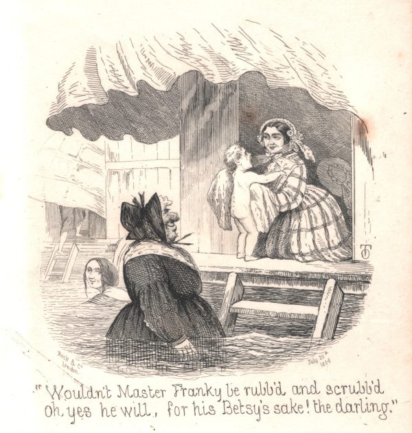 GB QV ILLUSTRATED LETTER-SHEET Sea *BATHING* CARICATURE Child Unused Cover XG170 - Image 5