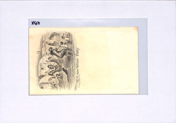 GB QV ILLUSTRATED LETTER-SHEET Sea *WATER PARTY* BATHING CARICATURE Cover XG171 - Image 10
