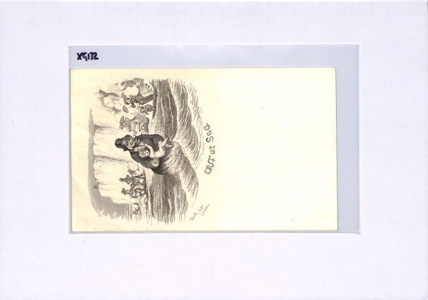 GB QV ILLUSTRATED LETTERSHEET CARICATURE *OUT AT SEA* Unused Cover CLIFFS XG172 - Image 6