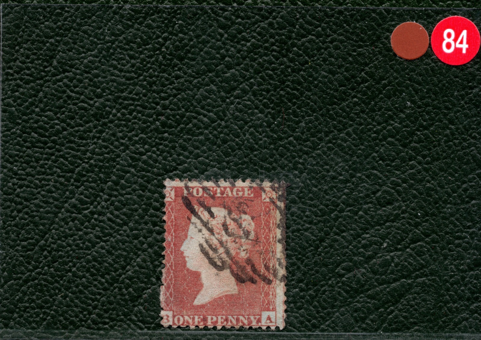 GB QV PENNY RED SG.22var 1d (BA) *BROKEN PERF PINS* Variety VERY SCARCE BRRED84 - Image 4