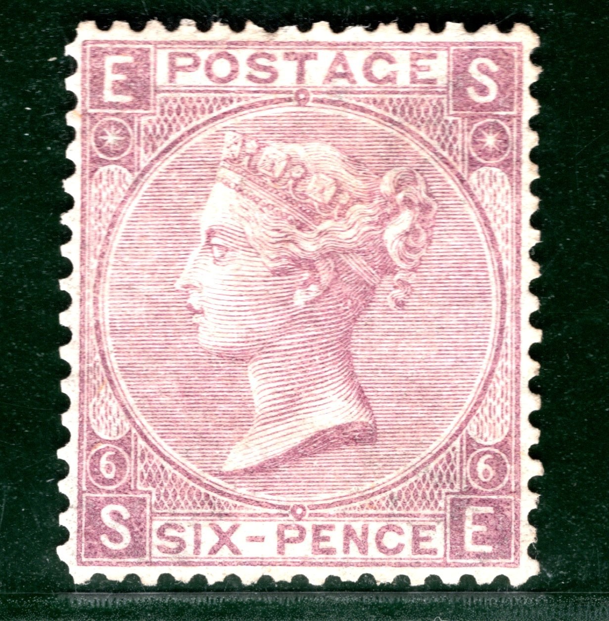 GB QV Stamp SG.106 6d Purple (With Hyphen) Plate 6 (SE) Mint MNG c£2,000- HPR28 - Image 4