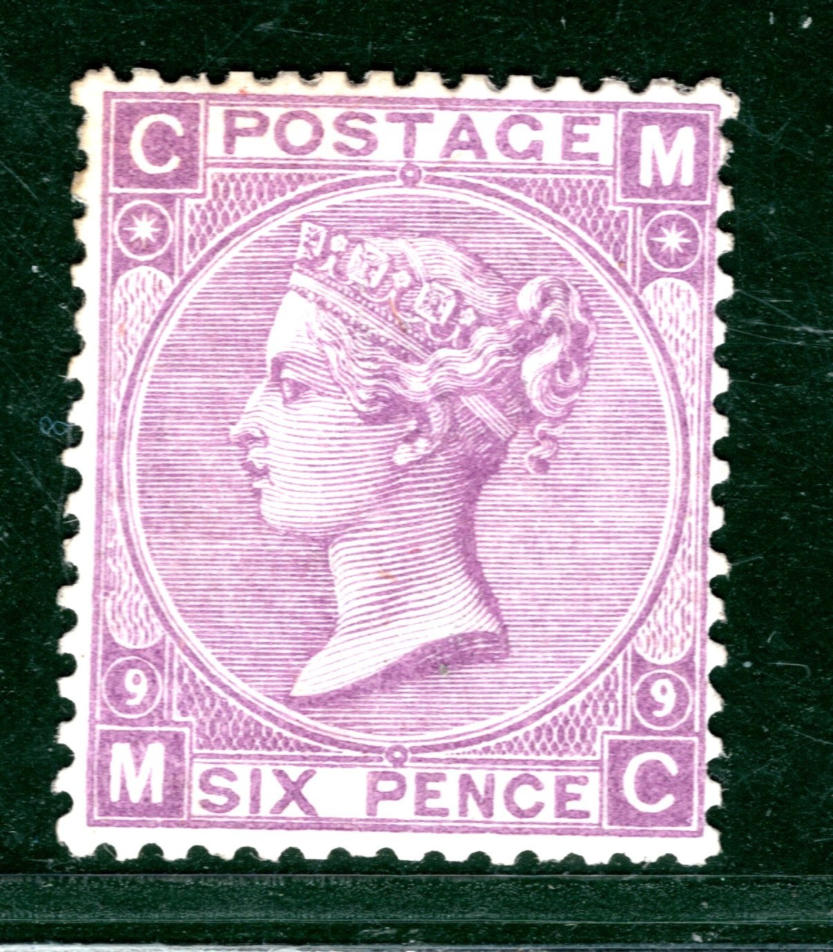 GB QV Stamp SG.109 6d Mauve Plate 9 (MC) Mint MM Cat £600 {samwells}HPR99 - Image 4