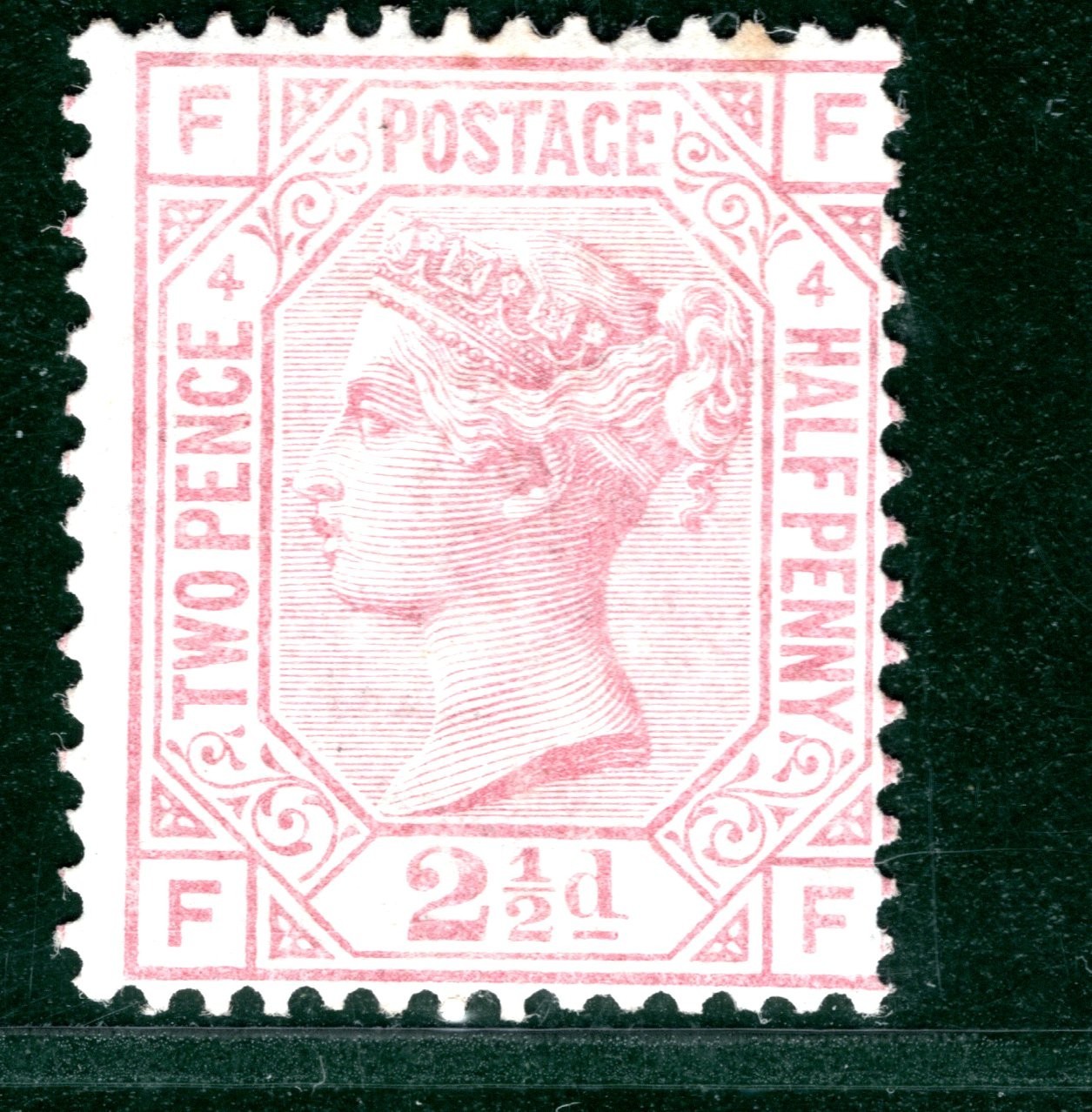 GB QV Stamp SG.141 2½d Rosy Mauve Plate 4 (FF) Mint MM Cat £400 {samwells}HPR120 - Image 4