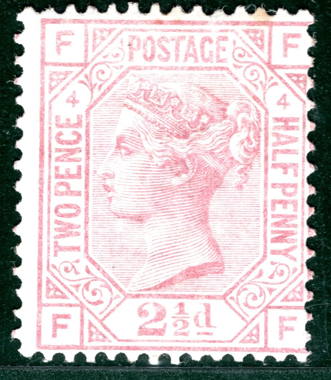 GB QV Stamp SG.141 2½d Rosy Mauve Plate 4 (FF) Mint MM Cat £400 {samwells}HPR120