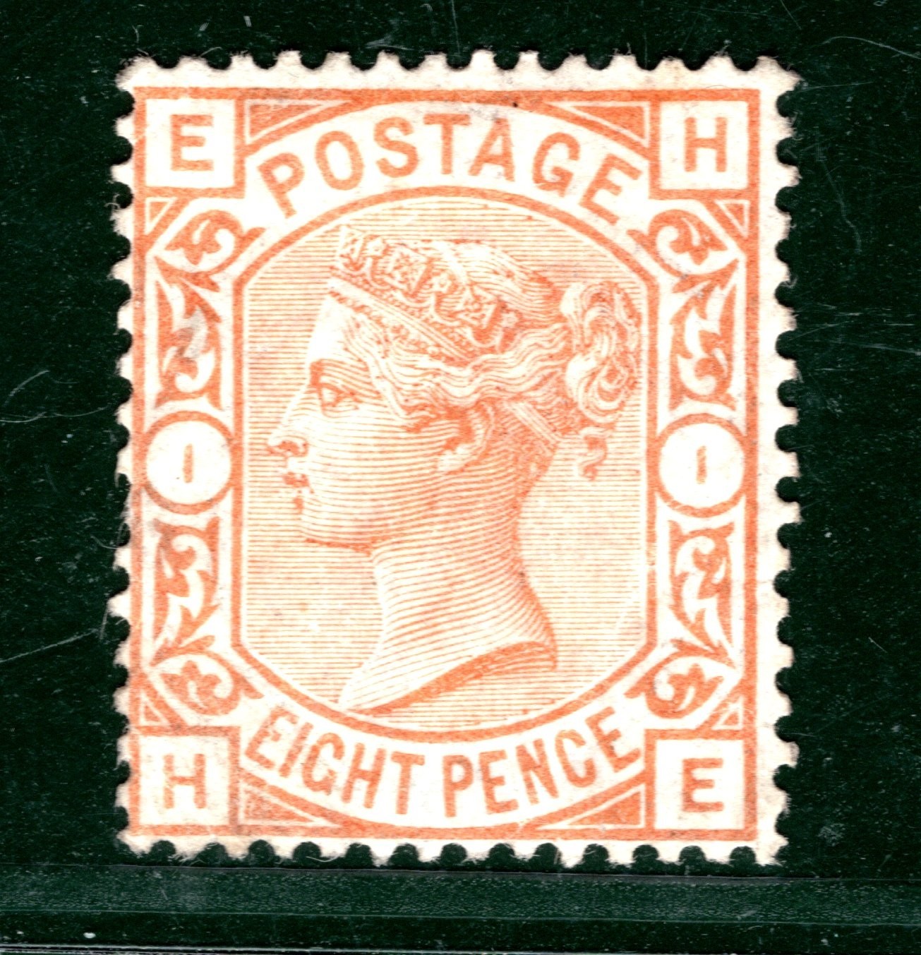 GB QV Stamp SG.156 8d Orange Plate 1 (HE) (1876) Mint MM Cat £1,100 HPR53 - Image 4