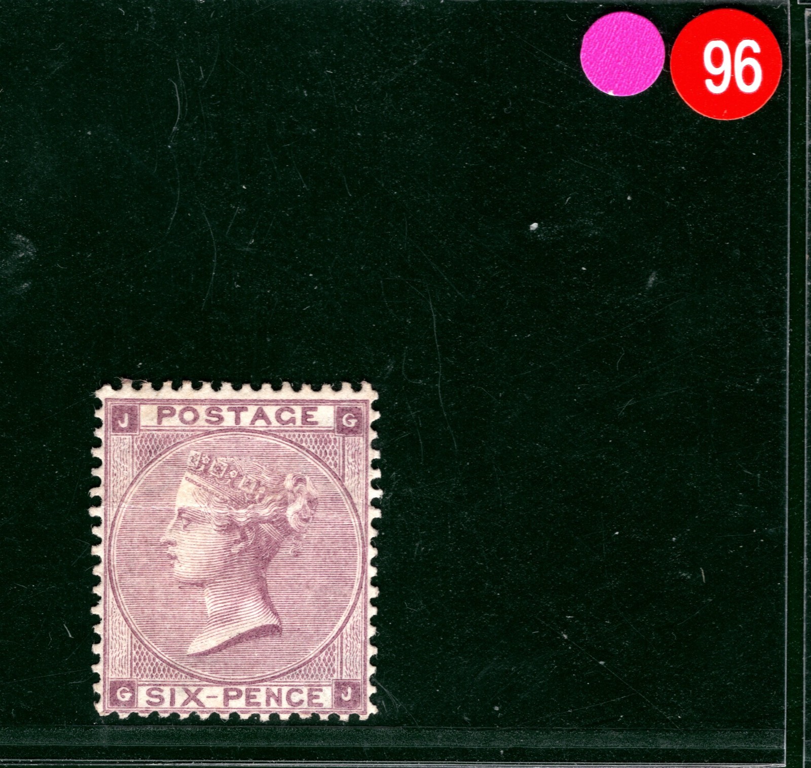 GB QV Stamp SG.84 6d Lilac (Plate 3) (GJ) (1862) Mint MM Cat £1,400- HPR96 - Image 3