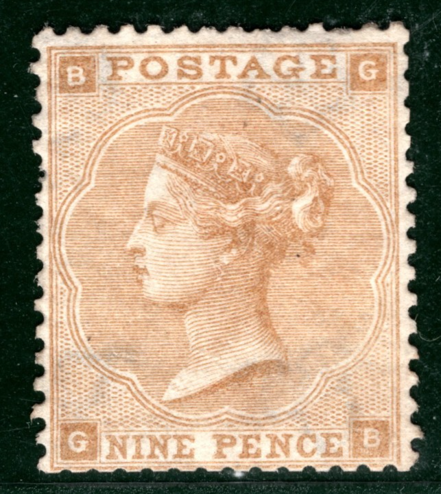GB QV Stamp SG.86 9d Bistre (Plate 2) (GB) (1862) Mint MM Cat £3,500- HPR41 - Image 4