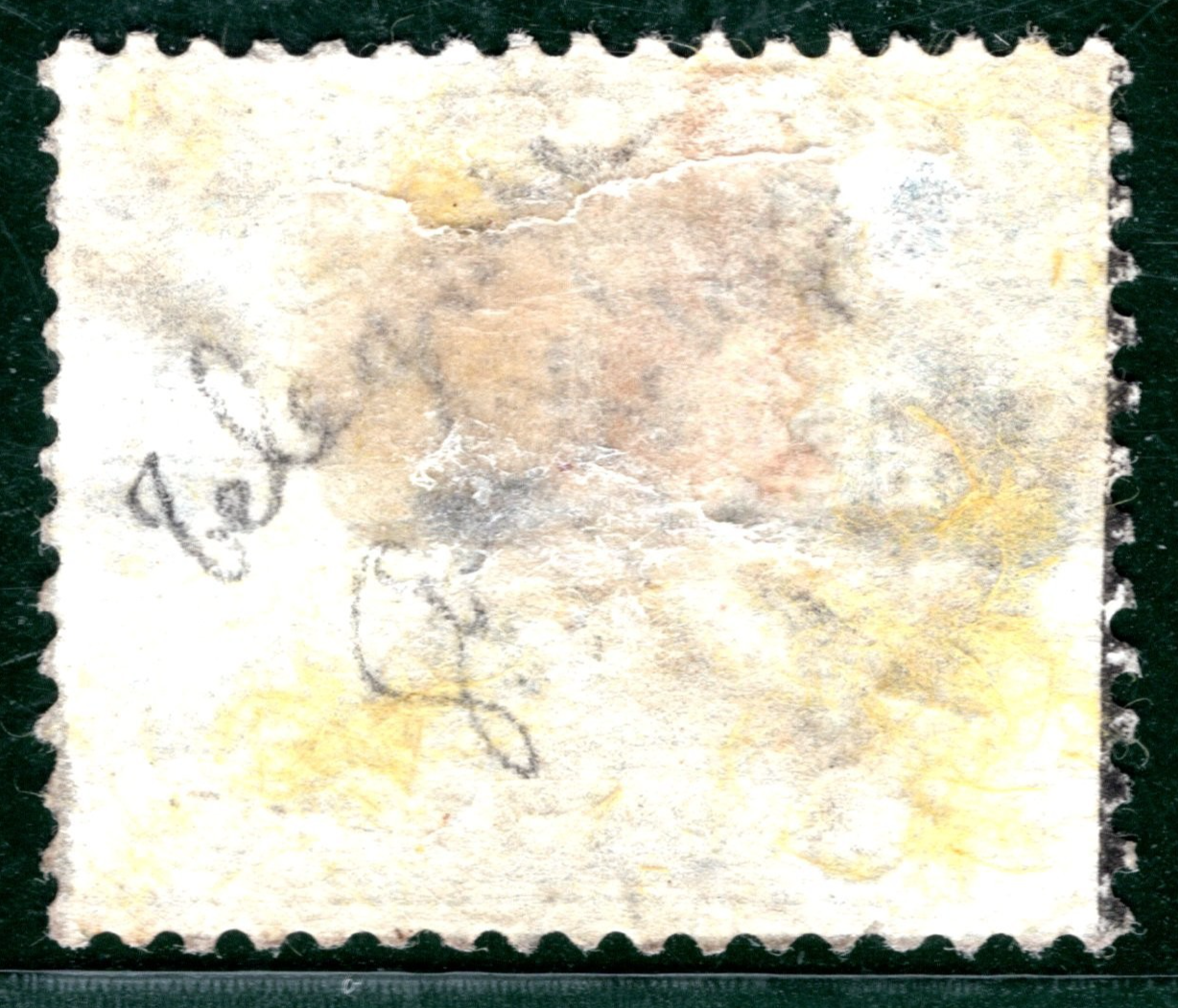 GB QV TELEGRAPH Stamp SG.T11 3s (SF) Used *GPO EDINBURGH* Framed Cancel REDS48 - Image 3