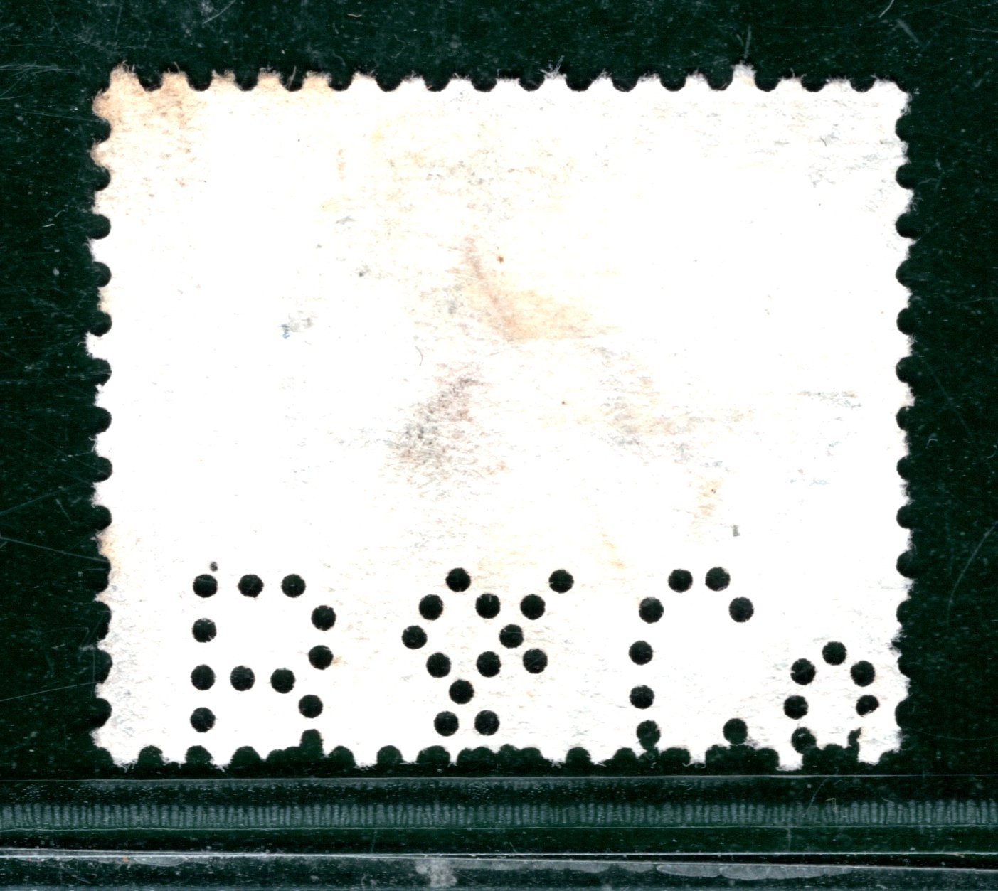 GB QV TELEGRAPH Stamp SG.T9 1s Orange-Brown Plate 10 (NF) PERFIN *B&Co* REDS35 - Image 6