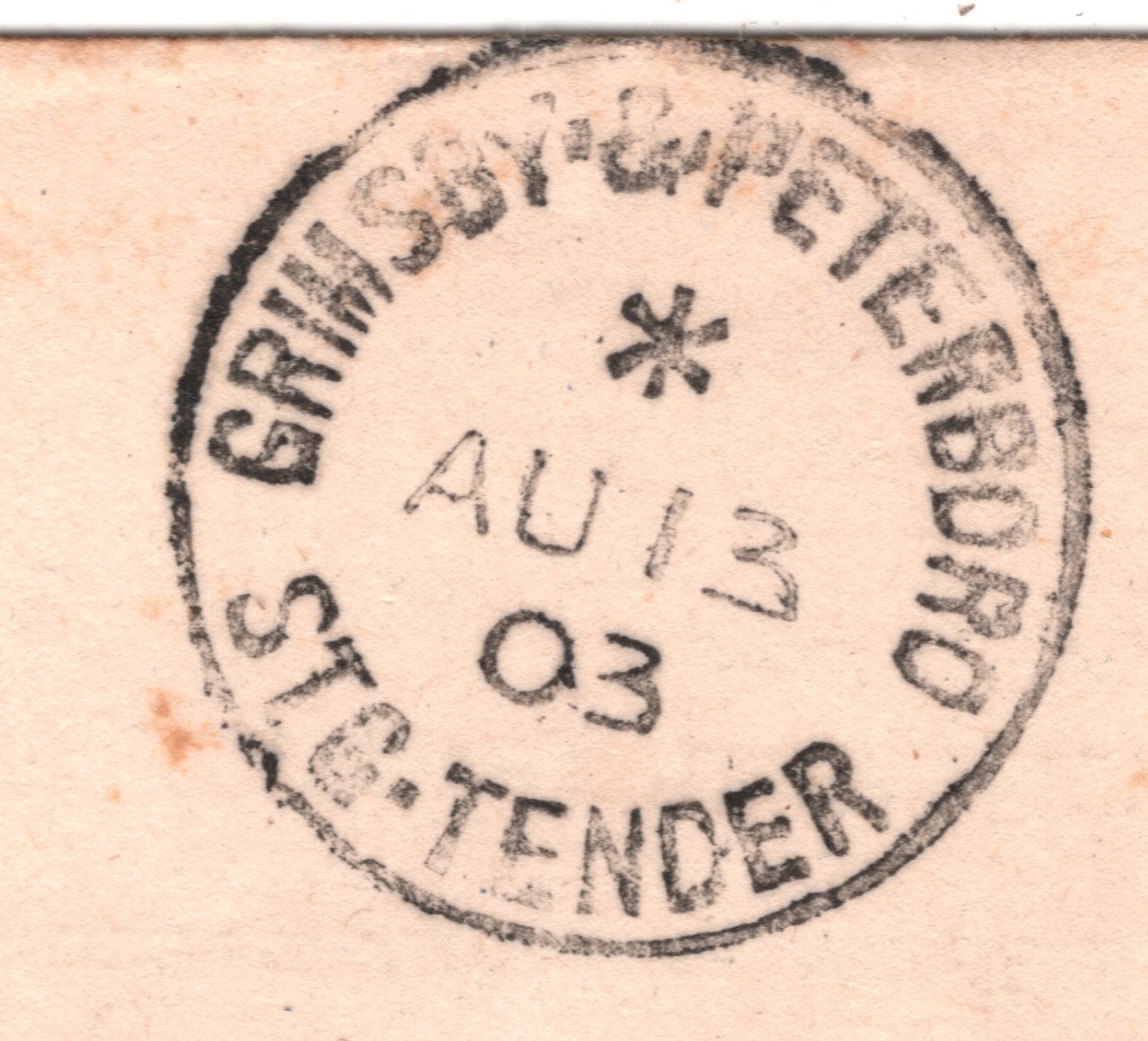 GB RAILWAY Scots *TAY SALMON FISHERIES* Cover GRIMSBY & PETERBORO TPO 1903 WR106 - Image 5