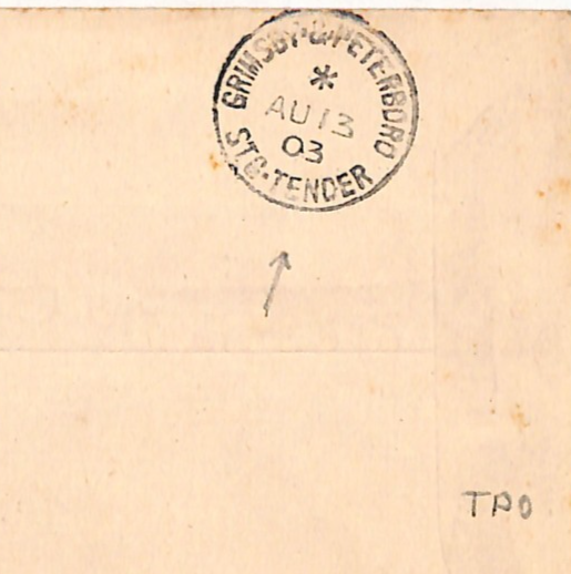 GB RAILWAY Scots *TAY SALMON FISHERIES* Cover GRIMSBY & PETERBORO TPO 1903 WR106 - Image 8