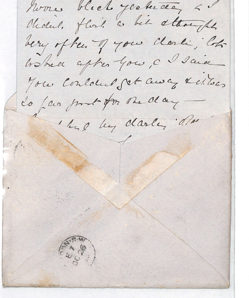 GB RAILWAY TPO Cover *SOUTH WALES SC/NIGHT MAIL* Derwen Fawr 1888 Letter WR62 - Image 3