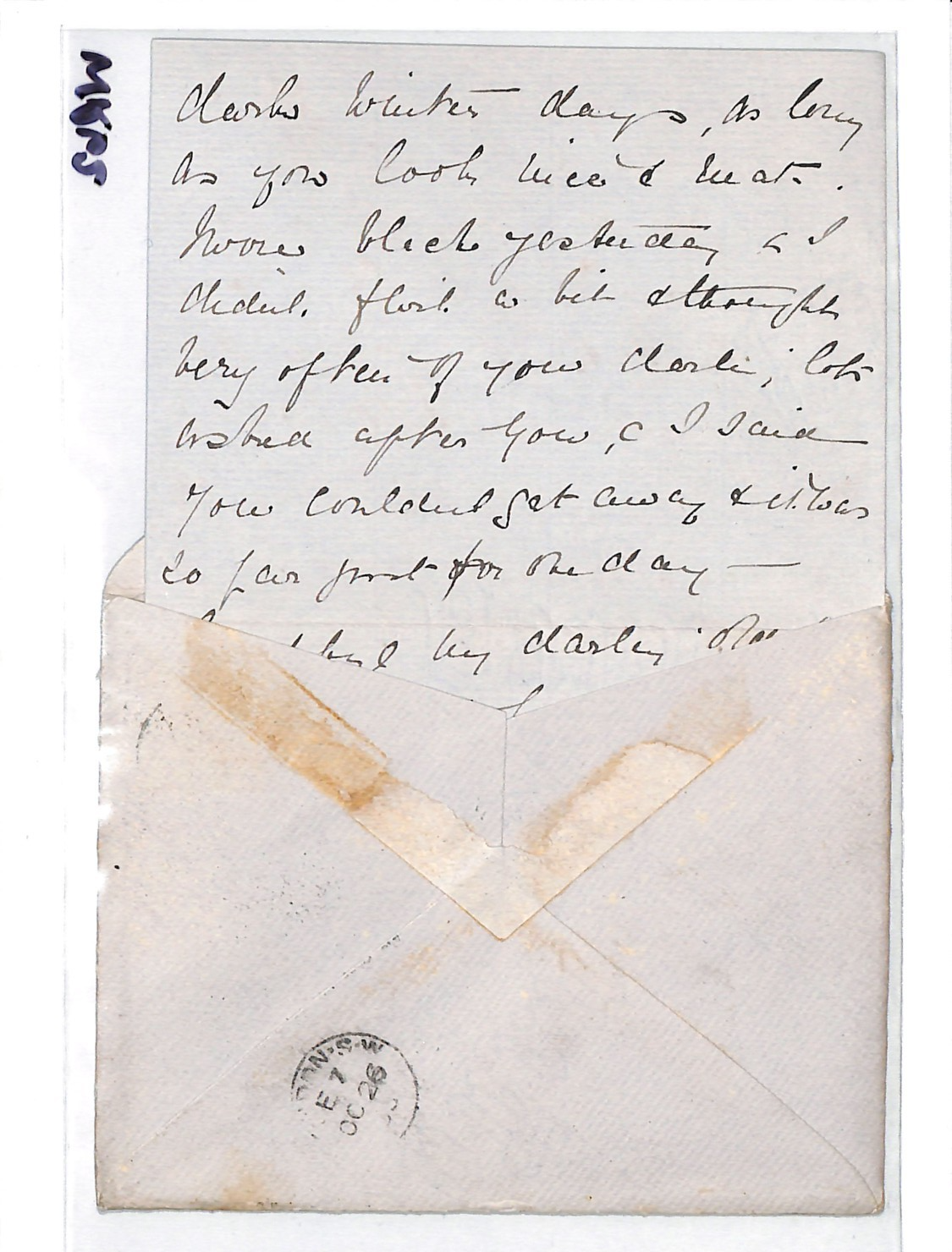 GB RAILWAY TPO Cover *SOUTH WALES SC/NIGHT MAIL* Derwen Fawr 1888 Letter WR62 - Image 6