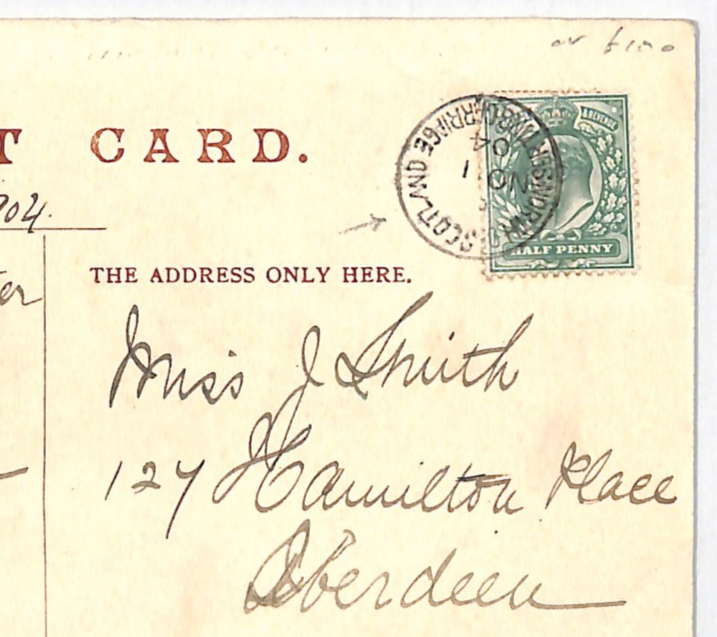 GB RAILWAY TPO KEVII Card *NORTH OF SCOTLAND SORTING CARRIAGE* CDS 1904 WR5 - Image 7