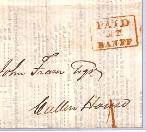 GB SCOTLAND Cover 1840 *PAID AT BANFF* Entire Letter TIMBER Preservation XK280 - Image 18