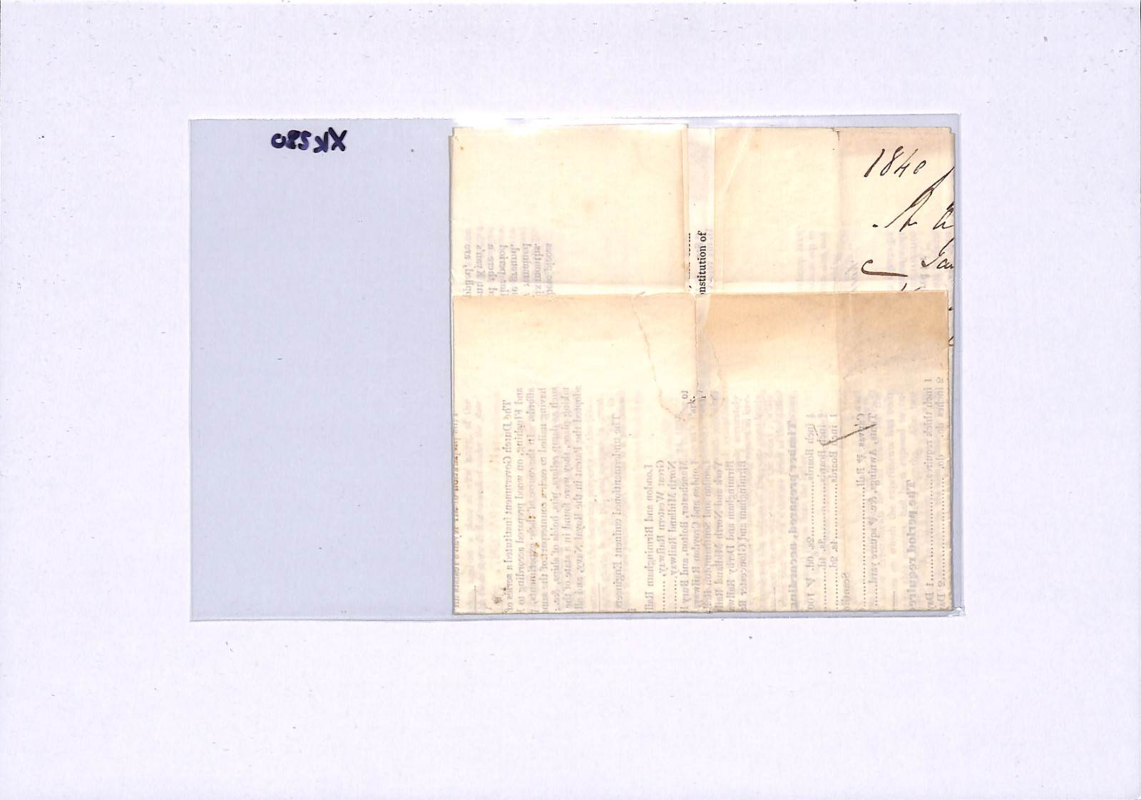 GB SCOTLAND Cover 1840 *PAID AT BANFF* Entire Letter TIMBER Preservation XK280 - Image 10