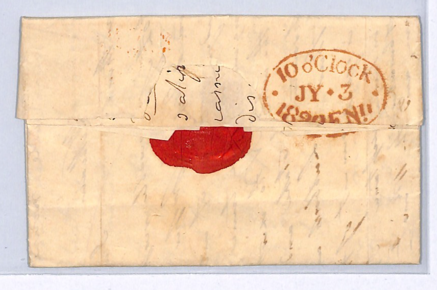 GB SUFFOLK Cover WANGFORD PENNY POST 1820 *Southwold* Letter No.1 RECEIVER WY75 - Image 4
