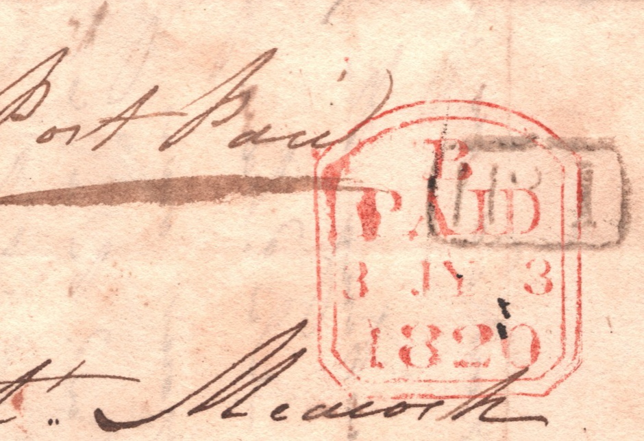 GB SUFFOLK Cover WANGFORD PENNY POST 1820 *Southwold* Letter No.1 RECEIVER WY75 - Image 7