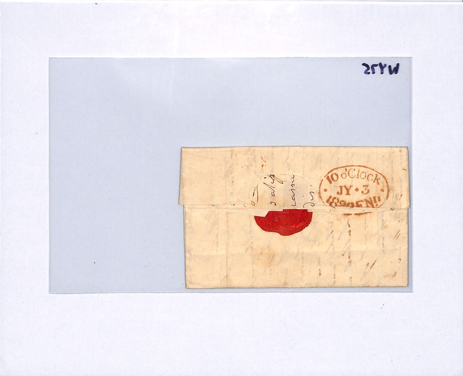 GB SUFFOLK Cover WANGFORD PENNY POST 1820 *Southwold* Letter No.1 RECEIVER WY75 - Image 9