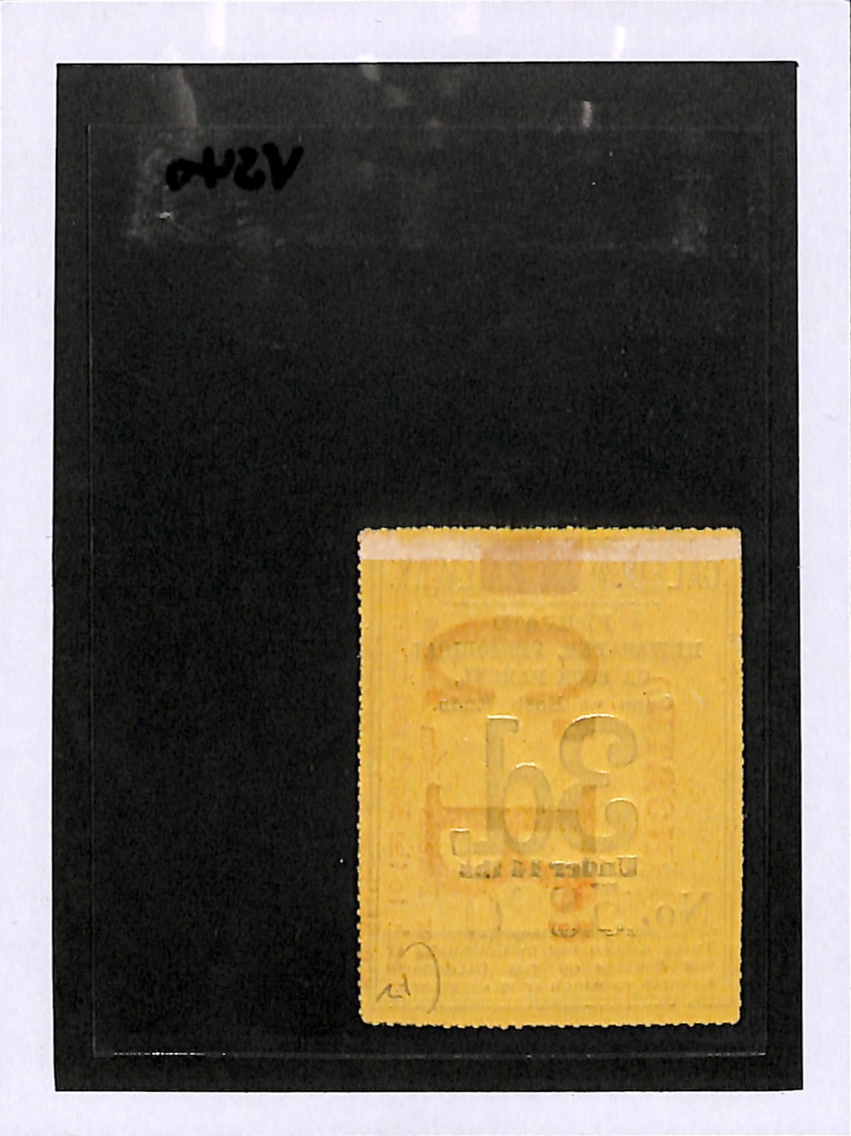 GB Scotland CALEDONIAN RAILWAY (N) Mint 3d ERROR *CR* INVERTED Parcel Stamp VS40 - Image 5