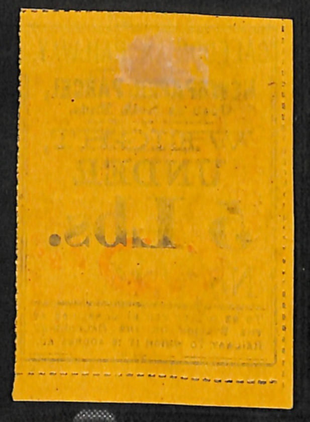 GB Scotland CALEDONIAN RAILWAY (NORTH) Newspaper Parcel Stamp 5lbs Mint VS45 - Image 3
