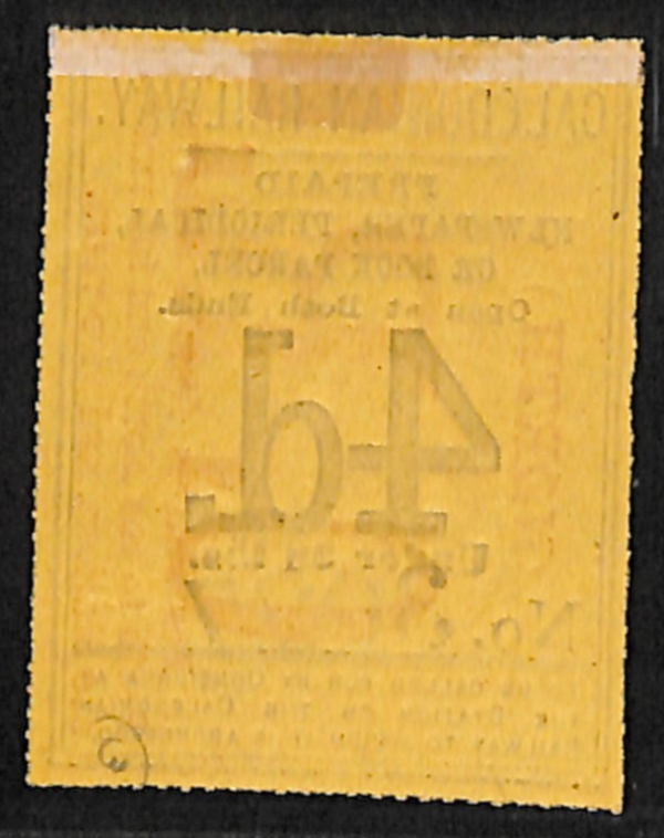 GB Scotland CALEDONIAN RAILWAY (NORTH) Newspaper/Book Parcel Stamp 4d Mint VS41 - Image 3