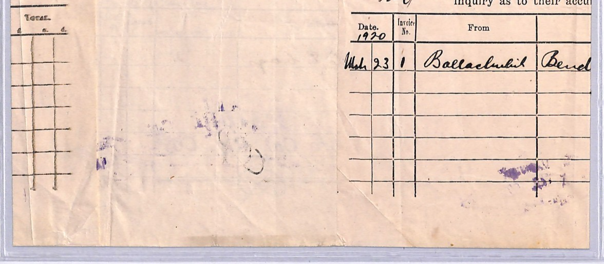 GB Scotland CALEDONIAN RAILWAY Waybill BALLACHULISH (GLENCOE) STATION 1920 WT167 - Image 7