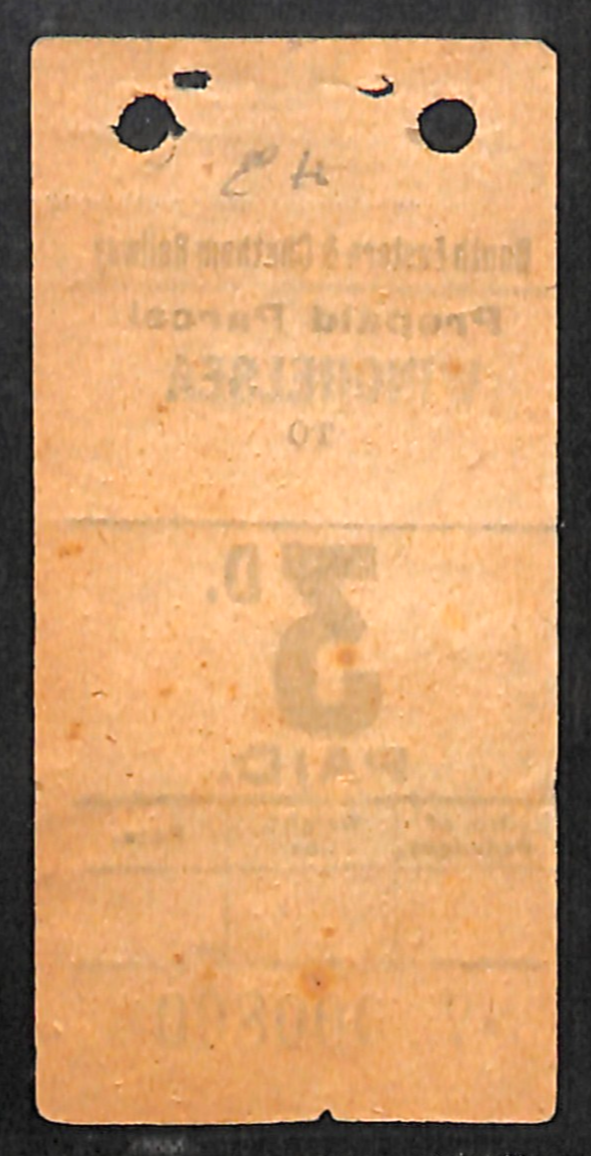 GB Sussex SECR RAILWAY KGV Parcel Stamp 3d WINCHELSEA Station RARE *MINT* VS181 - Image 3