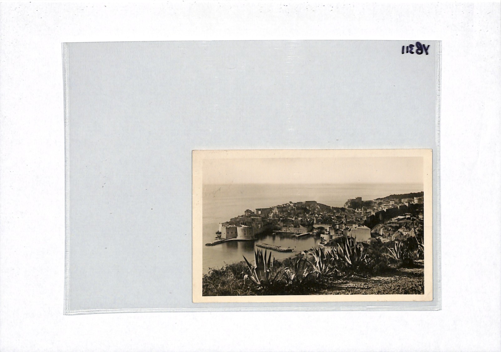 GB USED ABROAD *CROATIA* Dubrovnik Postcard 1935 PAQUEBOT Ship Cancel KGV YB311 - Image 13