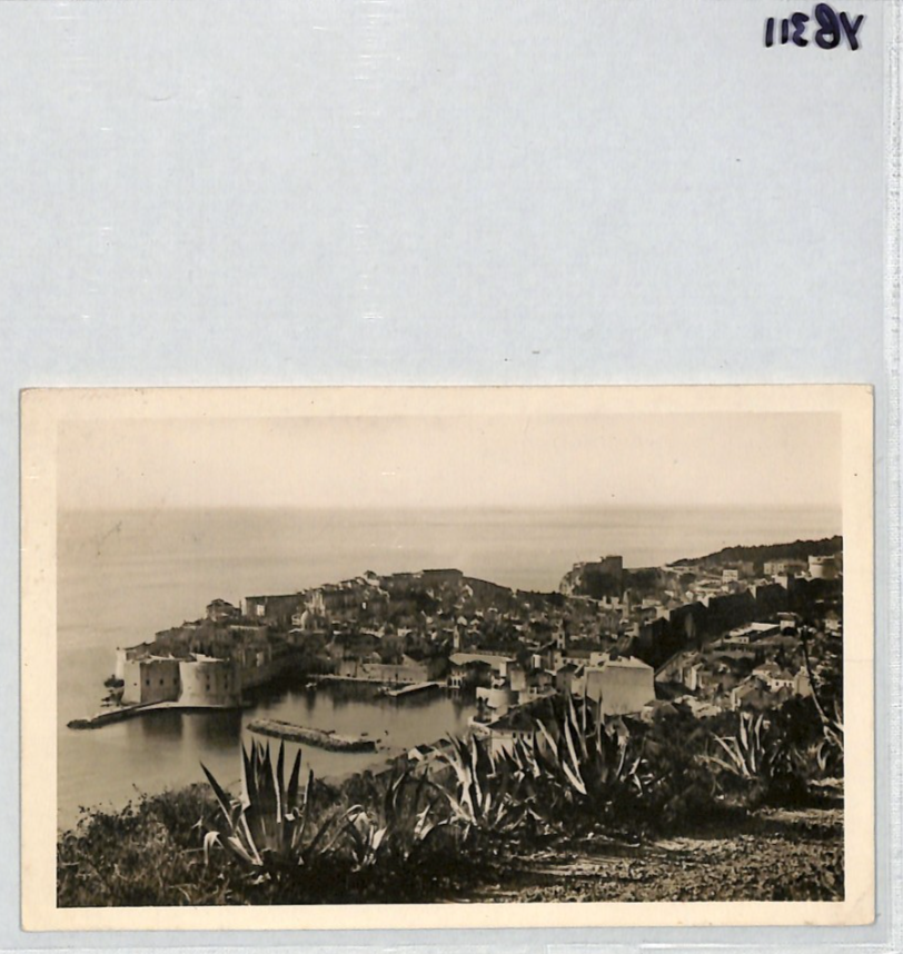 GB USED ABROAD *CROATIA* Dubrovnik Postcard 1935 PAQUEBOT Ship Cancel KGV YB311 - Image 10