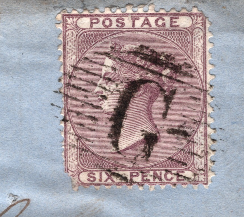 GB USED ABROAD Cover GIBRALTAR *G* Cancel 1858 6d *TAGUS* P&O STEAMER Ship WN286 - Image 7