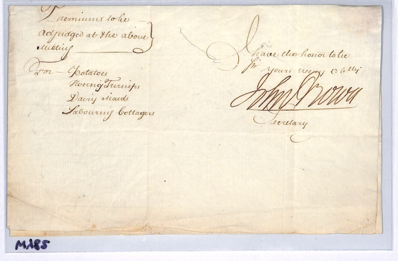 GB WALES Cover 1794 *CARMARTHEN SOCIETY FOR AGRICULTURE* Illustrated Letter WY82 - Image 4
