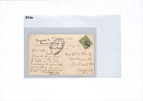 GB WW1 Postcard *HMS LUCIA* CENSOR Base SUBMARINE Depot Ship 1917 Yorks XT166 - Image 5