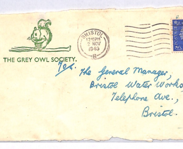 GB WW2 Cover *GREY OWL SOCIETY* Bristol 1943 Local NATIVE AMERICAN INDIAN YK348 - Image 3