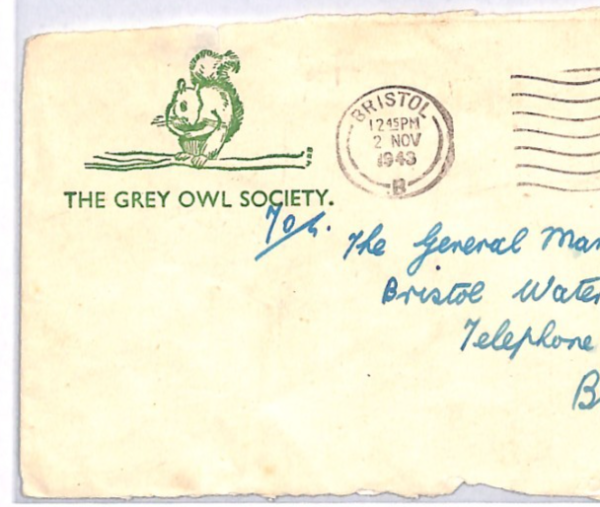 GB WW2 Cover *GREY OWL SOCIETY* Bristol 1943 Local NATIVE AMERICAN INDIAN YK348 - Image 5