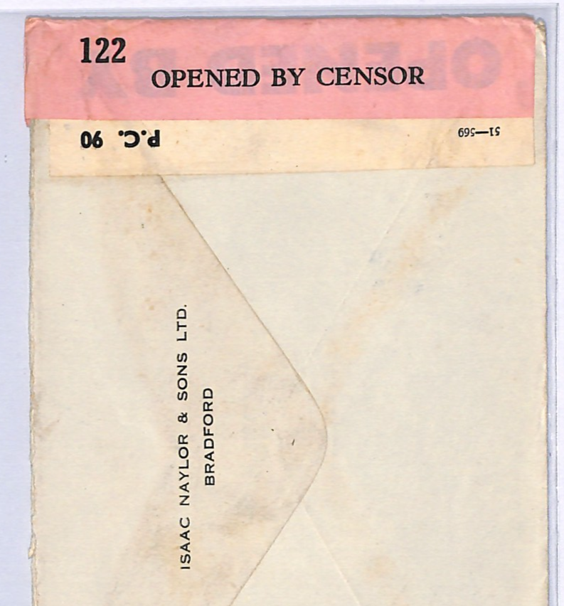 GB WW2 IRISH MAIL Cover *UNION JACK* Label DOUBLE CENSOR 1941 Mayo Ireland WN44 - Image 6