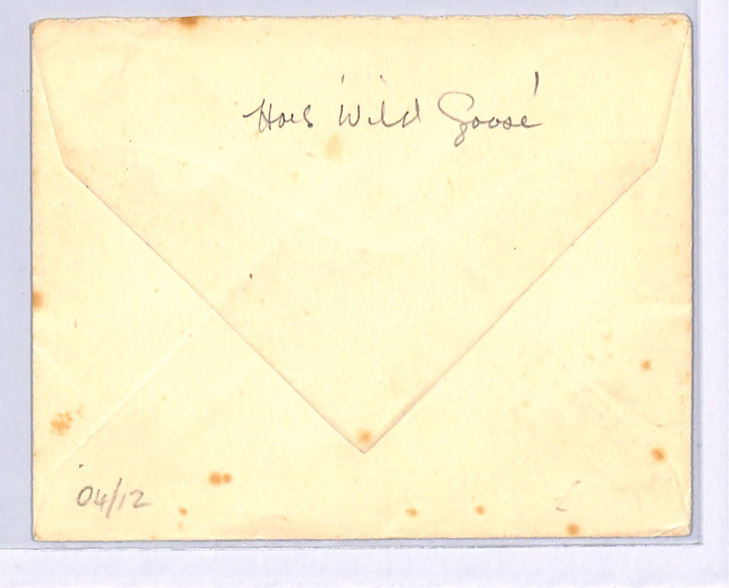 GB WW2 NAVAL Cover *UNION JACK* PATRIOTIC Label Censor HMS WILD GOOSE 1943 WN48 - Image 3
