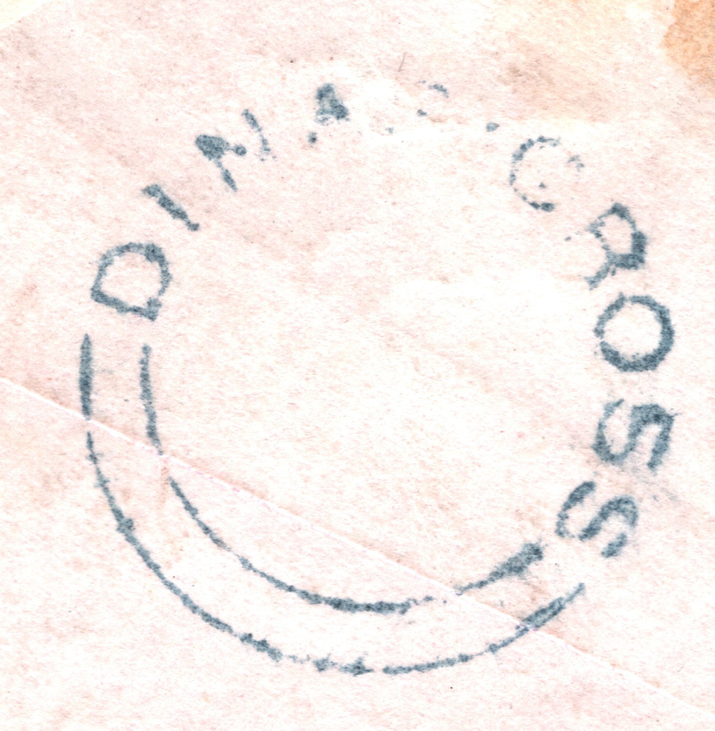 GB Wales Cover *DINAS CROSS* UDC Pembrokes Haverfordwest 1857 1d Red XK275 - Image 5